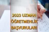 Uzman öğretmen başvuru nasıl yapılır, başvuru şartları neler?